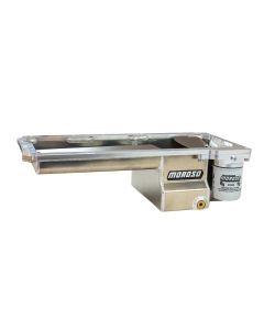 OIL PAN, DART LS NEXT GEN 3 SKIRTED BLOCK, EARLY F BODY, ROAD RACE BAFFLE, ALUMINUM