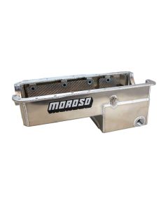 OIL PAN, SBF,351W, FOX BODY MUSTANG, EXT. WET SUMP, ALUMINUM