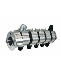 DRY SUMP PUMP, TRI LOBE, REV ROTATION, V-BAND, PROCHARGER, F.D. DOOR CAR 5 STAGE