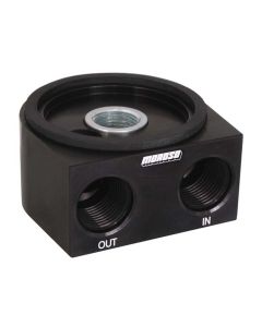 FILTER ADAPTER, SANDWICH, OIL COOLER, 22 mm 1.5 IN. THR