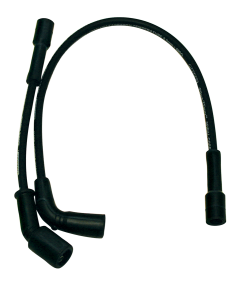 WIRE SET, SPIRAL CORE, BLACK, H-D XL 07-17
