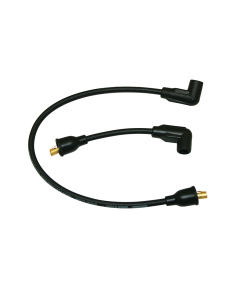 WIRE SET, SOLID STAINLESS CORE, BLACK, H-D FL, FX 65-78