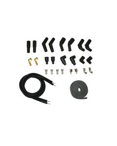 WIRE SET, ULTRA 40 SLEEVED, BLACK, H-D UNIVERSAL KIT 78-15
