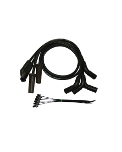 WIRE SET, SPIRAL CORE, H-D MILWAUKEE 8.65, BLACK
