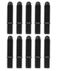 BULLET NOSE STUD, 5/16-18 X 5/16-24 X  1 5/8, 10 PACK, BLACK OX