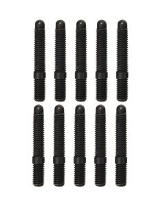 BULLET NOSE STUD, M6 X 1.0 X 38MM, 10 PACK