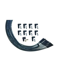 WIRE SET MOROSO ULTRA BLACK V8 STR PLUG UNIV. HEI UNSLEEVED