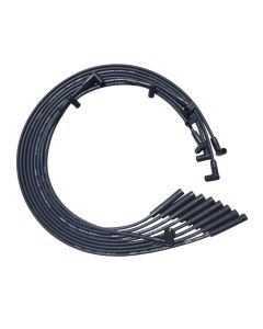 WIRE SET MOROSO ULTRA BB CHRYSLER, MOPAR 361,383,400,440 STR PLUG HEI UNSLEEVED, BLACK WIRE