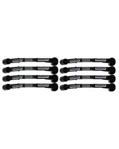 WIRE SET MOROSO ULTRA GM LS 9.75 INCH LONG COIL ON PLUG 90 DEG SLEEVED, BLACK WIRE