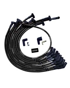 WIRE SET MOROSO ULTRA SB FORD SLEEVED 135 PLUG HEI BLACK