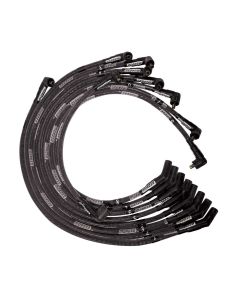 WIRE SET MOROSO ULTRA BBF 351C,390,429,460 SLVD N-HEI, 135 BOOTS, BLACK WIRE