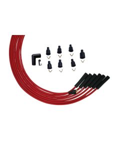 WIRE SET MOROSO ULTRA 6 CYL 90 DEG BOOT NON HEI RED WIRE