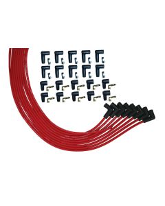 WIRE SET MOROSO ULTRA V8 UNIV 90 DEG PLUG HEI AND NON HEI RED WIRE