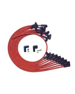 WIRE SET MOROSO ULTRA SBC OVER THE VALVE COVER 90 PLUG HEI, RED WIRE