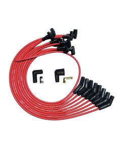 WIRE SET MOROSO ULTRA SBC OVER THE VALVE COVER 135 PLUG HEI, RED WIRE