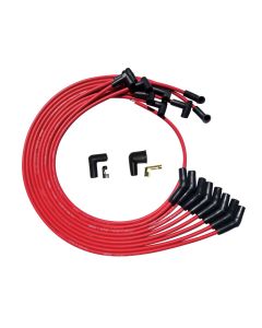 WIRE SET MOROSO ULTRA BBC UNDER THE HEADER 135 PLUG BOOTS, HEI, RED WIRE