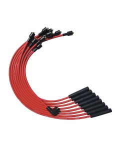 WIRE SET MOROSO ULTRA SB CHRYSLER, MOPAR 273,318,340,360 STR PLUG BOOTS N-HEI, RED WIRE