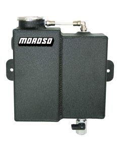 TANK, DUAL COOLANT EXPANSION AND RECOVERY, CATCH, UNIV., BLACK POWDER COAT
