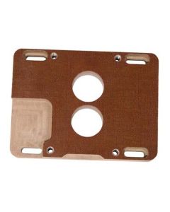 CARBURETOR ADAPTER, PHENOLIC 2 BBL TO 4 BBL