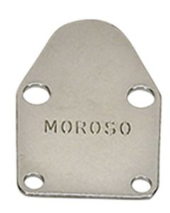 FUEL PUMP PLATE, CHROME, SBC