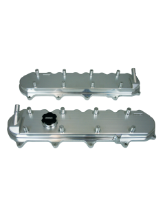 VALVE COVERS, GM LT,  COIL PACK MOUNTING, OIL FILL &  PCV PORTS EACH COVER, BILLET ALUMINUM