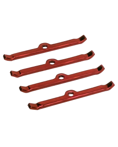 VALVE COVER, HOLD DOWN, SBC, RED POWDERCOAT
