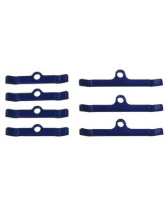 VALVE COVER, HOLD DOWN, BBC, BLUE POWDERCOAT