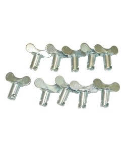 QUICK FASTENER, WINGED, 5/16 IN X .500, STEEL, SILVER