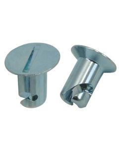 QUICK FASTENER, FLUSH. 5/16 IN X .450, STEEL, SILVER