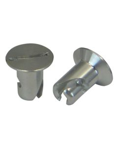 QUICK FASTENER, FLUSH. 5/16 IN X.400,  ALUMINUM