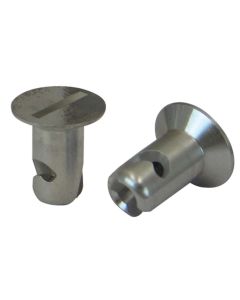 QUICK FASTENER, FLUSH. 5/16 IN X.450, ALUMINUM
