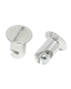QUICK FASTENER, FLUSH HD, 7/16 IN X .400, ALUMINUM