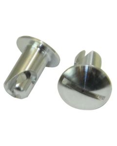 QUICK FASTENER, OVAL, 5/16 IN X .400, ALUMINUM