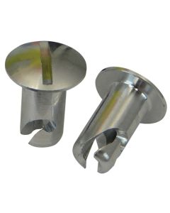 QUICK FASTENER, OVAL, 5/16 IN X .450, ALUMINUM