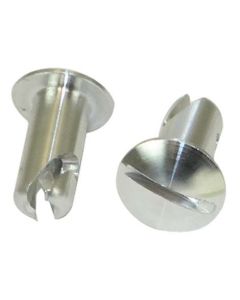 QUICK FASTENER, OVAL, 5/16 IN X.500, ALUMINUM
