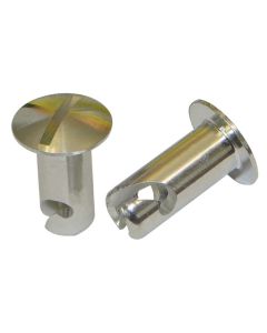 QUICK FASTENER, OVAL, 5/16 IN X.550, ALUMINUM