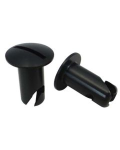QUICK FASTENER, OVAL, 5/16 IN X .500, STEEL, BLACK
