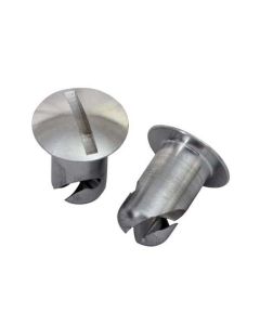 QUICK FASTENER, OVAL, 7/16 IN X .400, ALUMINUM