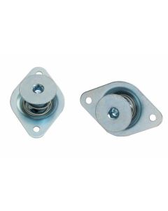 QUICK FASTENER, SELF  EJECTING, HEX DRIVE, 7/16 IN X .550, STEEL, SILVER