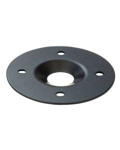 QUICK FASTENER, PLATE, 1.75 IN OD X .43 IN ID X .032 IN TALL, BLACK ANODIZED