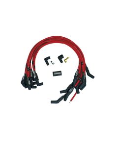 IGNITION WIRE SET, ULTRA 40, UNSLEEVED, FORD 351W, HEI, RED