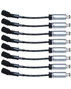 IGNITION WIRE SET, ULTRA 40, UNSLEEVED, GM LS, 9.75 IN., BLACK