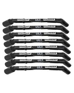 WIRE SET ULTRA 40, SLEEVED, GM LS, 8 IN,135 DEG., BLACK