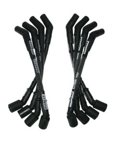 WIRE SET ULTRA 40, SLVD, GM LS, 9.75 IN, 135 DEG., BLACK