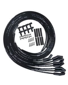 WIRE SET BLACK ULTRA 40 UNIVERSAL COIL PACK KIT 135 DEGREE PLUG BOOT