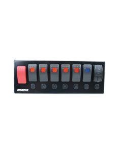 SWITCH PANEL, ROCKER LED WITH USB AND BREAKERS, ROLL CAGE