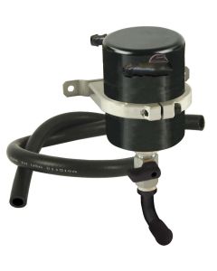 SEPARATOR, AIR OIL, CATCH CAN, UNIVERSAL, LARGE BODY, BLACK
