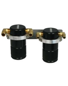 SEPARATOR, AIR OIL, CATCH CAN, SMALL BODY, BLACK FINISH, SUBARU STI, 04-07, WRX, 06-07