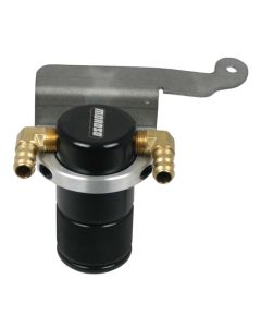 SEPARATOR, AIR OIL, CATCH CAN, SMALL BODY, BLACK FINISH, MUSTANG, 11-14