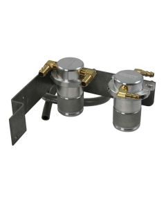 SEPARATOR, AIR OIL, CATCH CAN, SMALL BODY, SUBARU STI, 08-14, TOP MOUNT INTERCOOLER